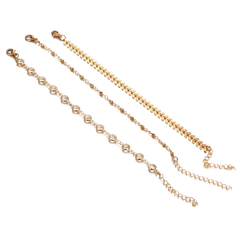 3 Piece Anklet Set - Picture 4 of 6